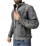 Venom Motosiklet Ceket Compass Gri (Bir Beden Büyük Sipariş Veriniz)