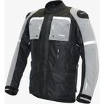Venom Motosiklet Montu Long Siyah-Gri Discovery Mont 4 Mevsim Uzun Motorcu Mont - XL - Siyah - Gri