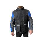 VENOM Motosiklet Montu Tourex 4 Mevsim CE Sertifikalı Touring Long Motor Mont Siyah-Mavi