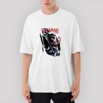Venom Shred Oversize Beyaz Tişört