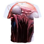 Venom tişört, üniseks, 3D baskı, yaz, yuvarlak yaka, erkek, spor, boş zaman, kısa kollu, fitness, dış mekan tişörtü, 10, L