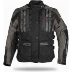 Venom Tourex 4 Mevsim Motosiklet Montu Siyah Gri - 4XL - Çok Renkli