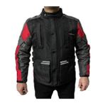 Venom Tourex Gri - Siyah - Kırmızı 4 Mevsim Motosiklet Montu - XL