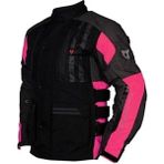 Venom Tourex Gri Siyah Pembe Su Geçirmez Kadın Motosiklet Montu(Kalıplar Dardır)