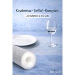 VENON 20 Metre ❤️ 45 Cm ❤️Şeffaf Kaydırmaz Raf Örtüsü Pıtırcık Dolap ❤️ Çekmece Içi Kaymaz Kaydırmaz Örtü