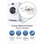 VENON 4 ADET ⭐1 Paket Çamaşır Buzdolabı Makinesi Beyaz Eşya Titreşim Önleyici Yükseltici Ayağı Altlığı