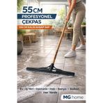 VENON Ahşap Saplı 1 TAKIM⭐ TİTİZ ⭐Yer Çekpas Çek Çek 55 Cm ⭐ AHŞAP SAPLI Yer Silecek Metal Sap Temizlik Seti Yersil