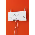 VENON ASILABİLİR BEYAZ METAL WİFİ Modem Saklama Kutusu Pc Bilgisayar Kablo Gizleyici Dekoratif Kutu