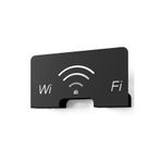 VENON ASILABİLİR SİYAH METAL WİFİ Modem Saklama Kutusu Pc Bilgisayar Kablo Gizleyici Dekoratif Kutu