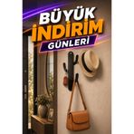 VENON KAKTÜS Askı Paslanmaz Metal Güçlü Yapışkanlı Banyo Düzen Banyo Askısı Modern Askı Havlu Askısı