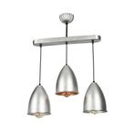 VENON Süper LOŞ ORTAM SEVENLERİN FAVORİSİ Uzay 3 Lü Sıralı Kasa Siyah Silver Avize Cafe Bar Salon Balkon