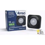 Venso Sensörlü Basamak Armatürü 3W 3000K - Siyah