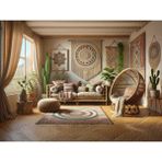 Venspor Bohem Tarzda Salon Tasarımı Stüdyo Fonu - 200X150CM Arka Plan