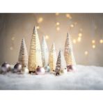 Venspor Pastel Renkli Minimal Çam Ağaçları ve Noel Süsleri Temalı 200 x 150 cm Stüdyo Fonu Arka Plan