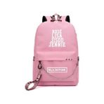 Venta Caliente Blackpink Temalı Lisa Jennie Jisoo - Okul Için USB Sırt Çantası, Colo (Yurt Dışından) - Açık Pembe