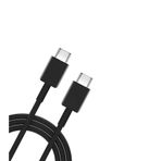 Ventarent Device Refreshing + Leasing Hızlı şarj kablosu USB-C Samsung Galaxy S21 S20 S10 Ultra 25W PD ile uyumlu, siyah