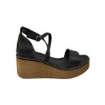 Ventes 581407Z Hasır Taban 7 cm Topuk Boyu Tek Bant Bilekten Bağlamalı Kadın Sandalet Ayakkabı