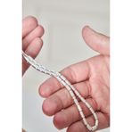Ventino Silver 925 Ayar Gümüş İşlemeli Kapsül Kesim Orta Boy Tespih VET-0098 - Ventino