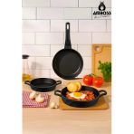 Vento 3 Parça Döküm 26 Cm Tava 18-20 Cm Sahan Seti