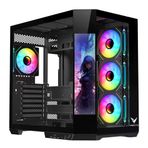VENTO FSP VG4206FSA 1000W 9,16” LCD Ekran Gen5 ATX3.1 80+ Gold 4x120mm RGB Fan Temperli Cam USB 3.0 Mesh ATX Gaming (Oyu