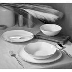 Vento Platin 24 Parça Bone Porselen Yemek Takımı
