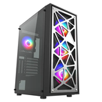 Vento VG12A FSP 650W 80+ 4x120 mm RGB Fan Temperli Cam USB 3.0 Mesh ATX Mid-Tower Gaming Kasa