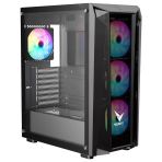 Vento Vg15fe Rainbow Tempered Glass Usb 3.0 Mesh Atx Mid Tower Kasa + Fsp 650W 80Plus Psu