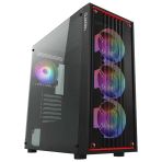 Vento Vg22al 850W Tempered Glass Usb 3.0 Mesh Argb E-Atx Tower Kasa + Fsp Hd2-850W Gen5 Psu