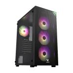 Vento Vg3400s Rgb Tempered Glass Usb 3.0 Mesh Atx Mid Tower Kasa + Fsp 650W 80Plus Psu
