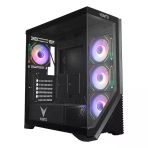 Vento VG4202FLA 750W 80+ Br Gen5 4X12CM Argb Fan E-Atx Temperli Cam 2xusb2.0/1xusb3.0 Siyah Gamıng Kasa