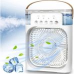 Ventoze 600ML Su Hazneli Masa Üstü Vantilatör - 5 Püskürtmeli Nemlendiricili Hava Soğutucu Mini Klima