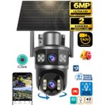 Ventus Icsee SIM730 4g 6mp Dual Lens Ultrahd Güneş Enerjili Aov Akıllı Güvenlik Kamerası