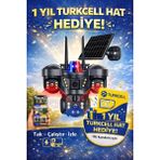 Ventus V380 Pro ON-SG4366 9MP Üç Kameralı 4G Güneş Enerjili Akıllı Güvenlik Kamerası (Turkcell Sim Kart Dahil) - TURKCELL 1YIL