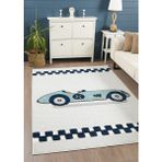 Venucci Home & Living Quincey Bukleli Renkli Yumuşak Peluş Çocuk Odası Halı Bebek Odası Genç Odası Halısı - Lacivert - 120 x 200 cm