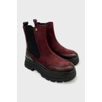 Venüs 2254631 Kışlık Deri Bot - Venüs - Siyah - Bordo