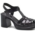 Venüs 2413401Y Siyah Platform Kadın Sandalet