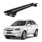 Venüs Chevrolet Captiva Suv (2007-2018) Uyumlu Siyah Ara Atkı Port Bagaj Tavan Barı
