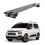 Venüs Citroen Berlingo (2019 ve sonrası) Uyumlu Gri Ara Atkı Port Bagaj Tavan Barı