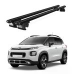 Venüs Citroen C3 Aircross Suv (2018 Ve Sonrası) Uyumlu Siyah Ara Atkı Port Bagaj Tavan Barı