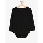 Venüs Dijital Siyah Uzun Kollu Bebek Zıbın Body Unisex 12 - 18 Ay İçin Pratik Kullanım Sunan Tasarım