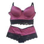 Venüs Dolgulu Bralet Takım Kırmızı 80B