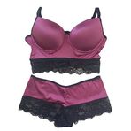 Venüs Dolgulu Bralet Takım Kırmızı 90B