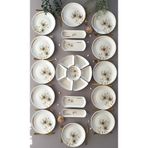 VENÜS HOME DECORATION Nevruz Model Rölyefli 12 Kişilik 23 Parça Modern Kahvaltı Takımı