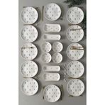 VENÜS HOME DECORATION Pastel Bahçe 12 kişilik 21 Parça Kahvaltı Takımı