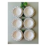 VENÜS HOME DECORATION Siyah Kalp Model 12 Parça Modern Yemek Takımı (6 Çorba + 6 Yemek Tabağı)