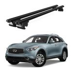 Venüs Infiniti Qx70 (2013 Ve Sonrası) Uyumlu Siyah Ara Atkı Port Bagaj Tavan Barı