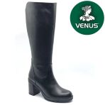 Venüs Jabuka Hakiki Deri Ortopedik Topuklu Kadın Çizme