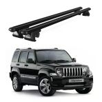 Venüs Jeep Cherokee Kk (2008-2014) Uyumlu Siyah Ara Atkı Port Bagaj Tavan Barı