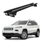 Venüs Jeep Cherokee Kl (2013 Ve Sonrası) Uyumlu Siyah Ara Atkı Port Bagaj Tavan Barı