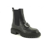 venüs Kadın Hakiki Deri Toka Detaylı Loafer Günlük Bot (36-40) 24k 2253802k Z Siyah, Siyah, 37
